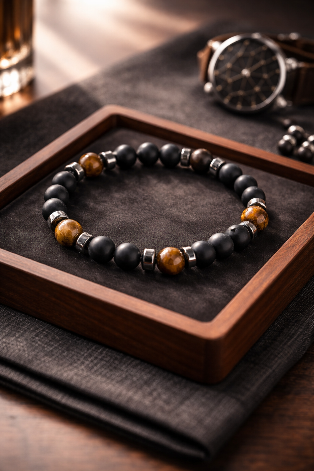 Grounding, Courage and Strength Bracelet