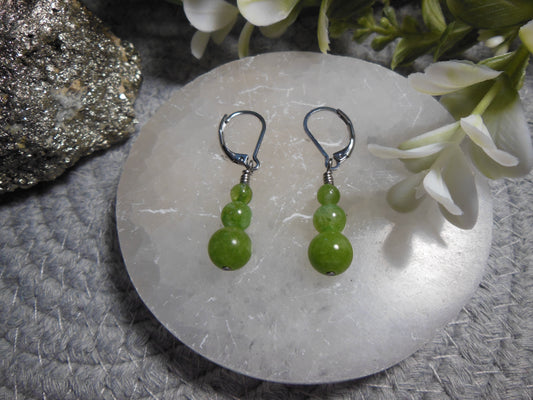 Earrings - Peridot