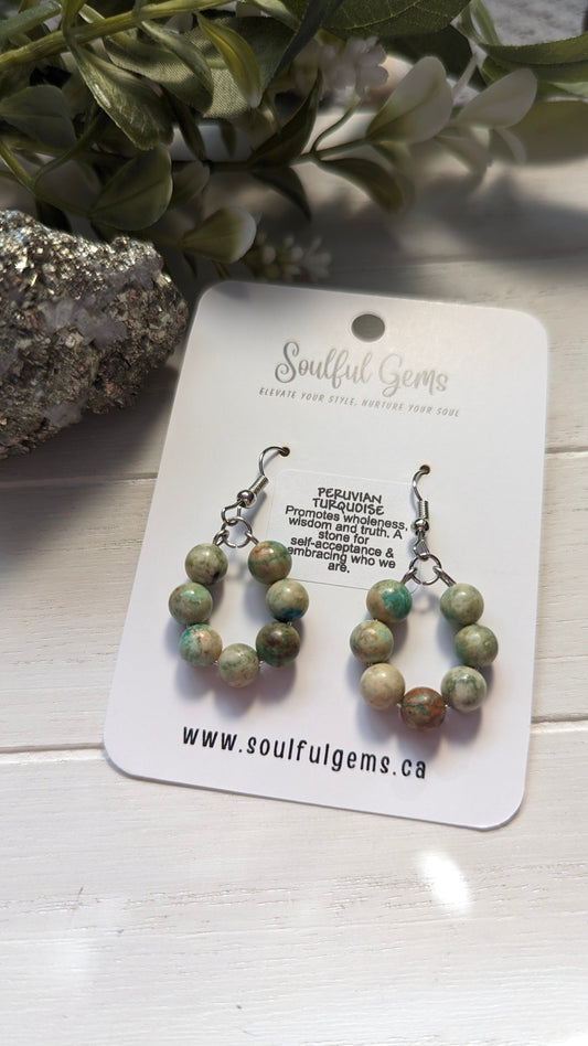 Earrings - Peruvian Turquoise