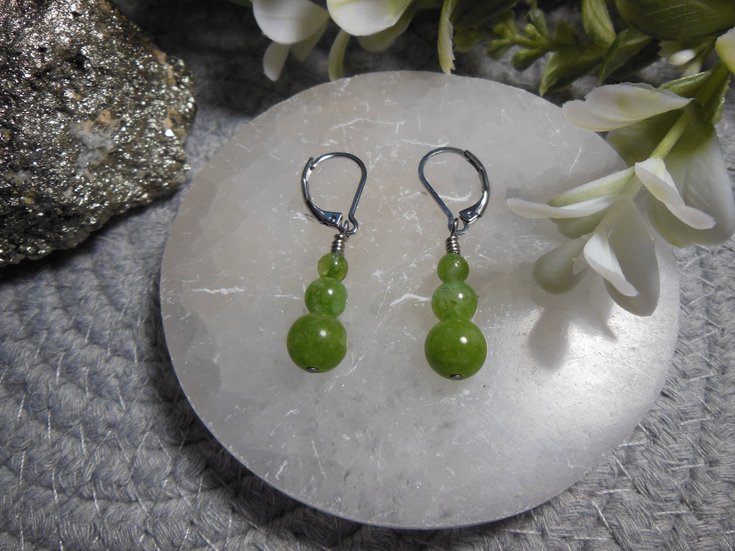 Earrings - Peridot