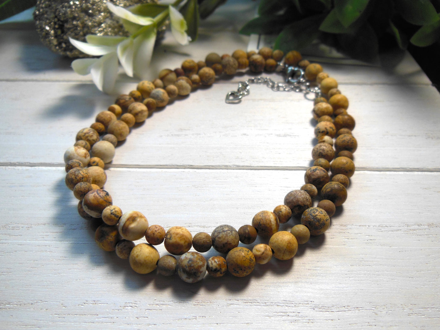 Necklace - Picture Jasper