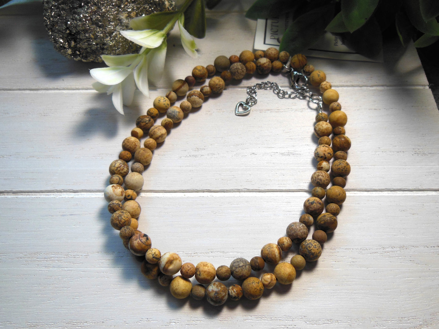 Necklace - Picture Jasper
