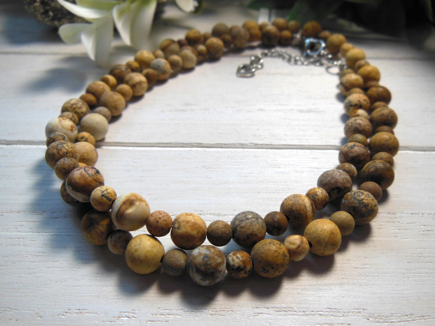 Necklace - Picture Jasper