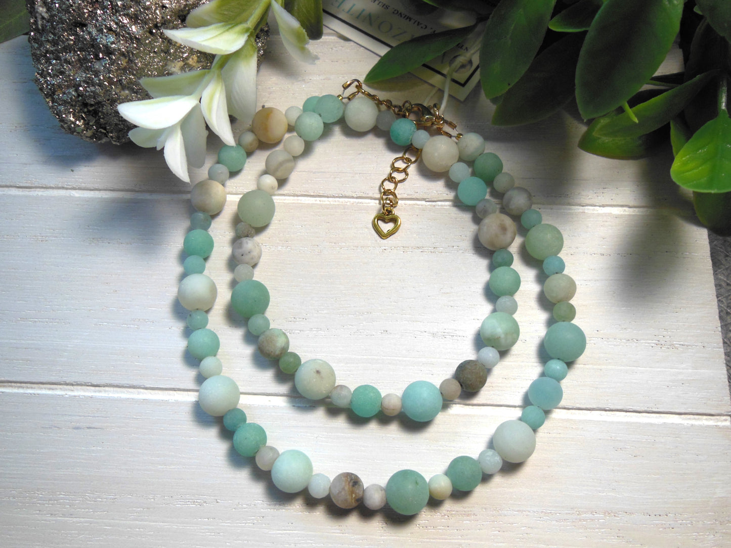 Necklace - Matte Amazonite