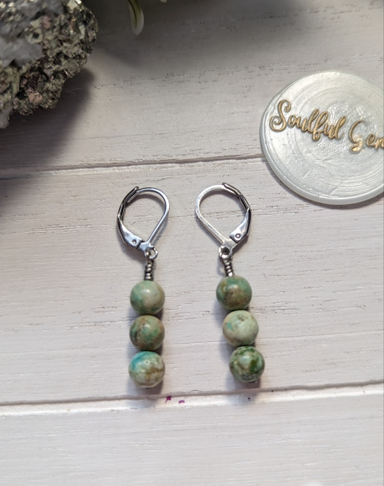 Earrings - Peruvian Turquoise