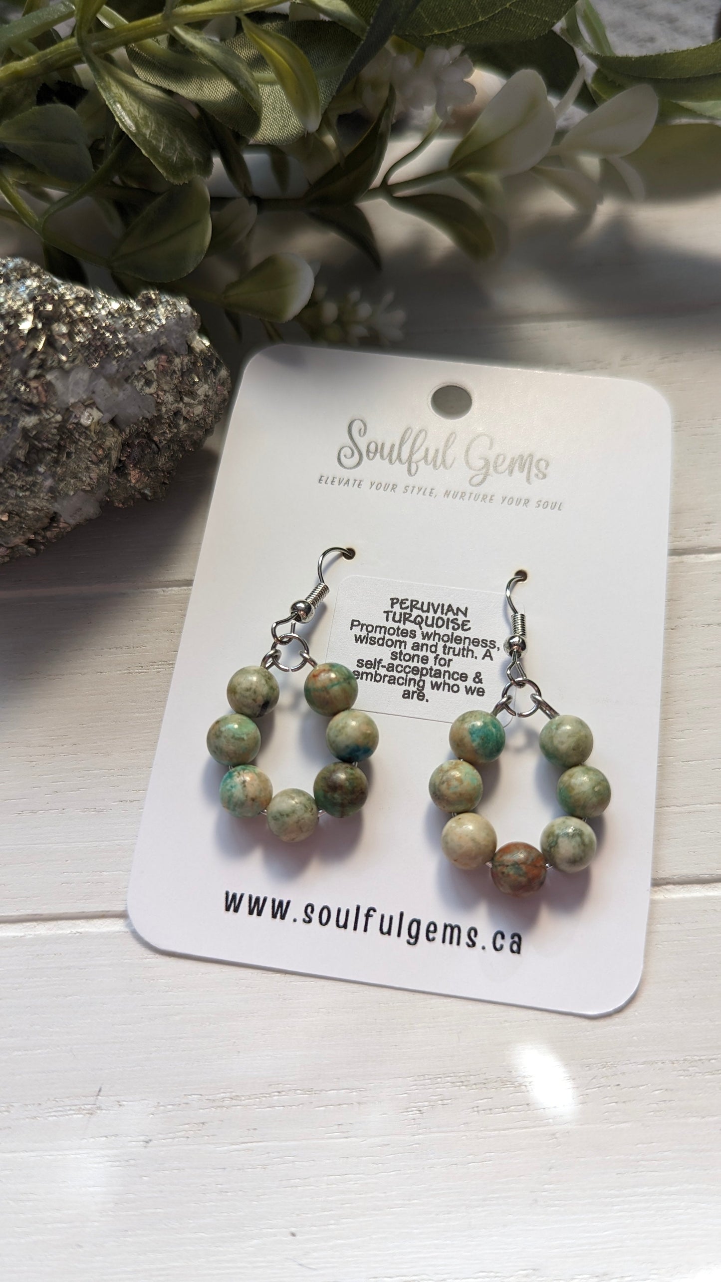 Earrings - Peruvian Turquoise