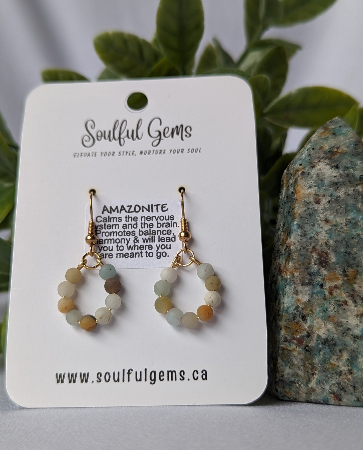 Amazonite Earrings