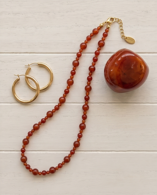 Necklace - Carnelian